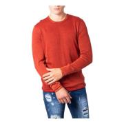 Rode effen gebreide trui met lange mouwen Only & Sons , Red , Heren