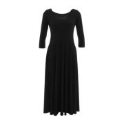 Maxi Jurken Norma Kamali , Black , Dames