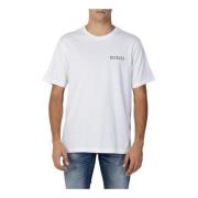 Wit Print T-Shirt Dickies , White , Heren