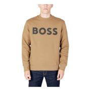 Gedrukte sweatshirt met lange mouwen voor heren Hugo Boss , Brown , He...