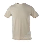 Beige Bedrukt Slim Fit T-shirt Jeckerson , Beige , Heren