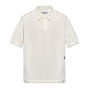 Polo shirt met geborduurd logo Burberry , White , Heren