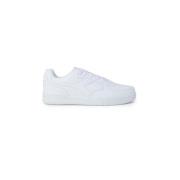 Witte Veterschoenen met Slip-on Detail Diadora , White , Dames