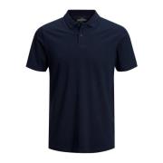 Blauw Klassiek Poloshirt Jack & Jones , Blue , Heren