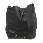 Zwarte Bucket Bag Rugzak N21 , Black , Dames