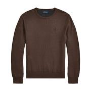 Bruine Heather Pullover Polo Ralph Lauren , Brown , Heren