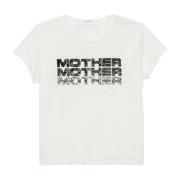 Superieure Zondige Tee Mother , White , Dames