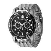 Pro Diver Quartz Horloge - Zwarte Wijzerplaat Invicta Watches , Gray ,...