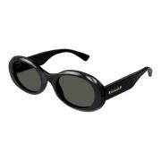 Zwarte zonnebril met originele accessoires Gucci , Black , Dames