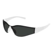 Witte Zonnebril met Accessoires Gucci , White , Dames