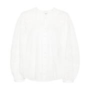 Witte shirts met 5,0 cm rand en 55,0 cm omtrek Isabel Marant , White ,...