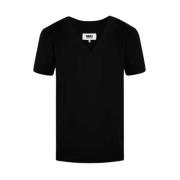 Zwarte Katoenen Jersey T-shirts Set MM6 Maison Margiela , Black , Dame...