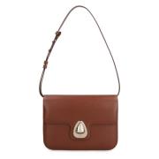 Astra Leren Schoudertas A.p.c. , Brown , Dames