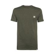 Katoenen Logo T-shirt Les Deux , Green , Heren