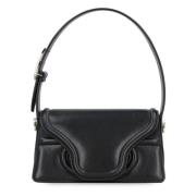 Le Petit Deuxième Leren Schoudertas Valentino , Black , Dames