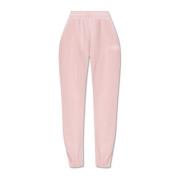 Sweatpants met logo Versace , Pink , Dames