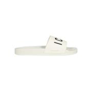 Rubberen Slides Dsquared2 , White , Heren