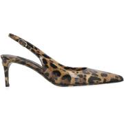 Leopard Print Slingback Pumps Dolce & Gabbana , Multicolor , Dames