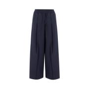 Wide Trousers Brunello Cucinelli , Blue , Dames