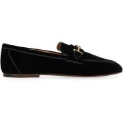 Fluwelen Loafers met Metalen Horsebit Tod's , Black , Dames