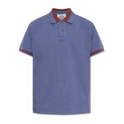 Polo shirt met logo Vivienne Westwood , Blue , Heren