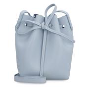 Kleine Leren Crossbody Tas Mansur Gavriel , Blue , Dames