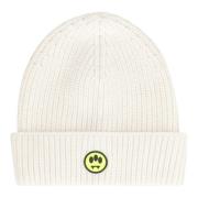 Gebreide Logo Beanie Barrow , Beige , Heren