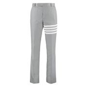 Geperforeerde Tricolor Broek Thom Browne , Gray , Heren