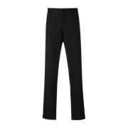 Zwarte Wol Pantalon Comme des Garçons , Black , Heren