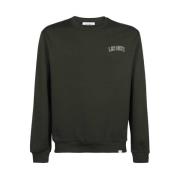 Blake Katoenen Crew-Neck Sweatshirt Les Deux , Black , Heren