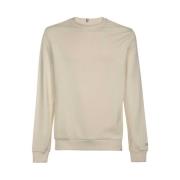 Katoenen Crew-Neck Sweatshirt Les Deux , Beige , Heren