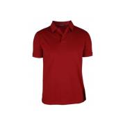 Rode Katoenen Polo Shirt Loro Piana , Red , Heren