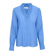 Nathasjakb Shirt Bluser in Della Robbia Blue Karen by Simonsen , Blue ...