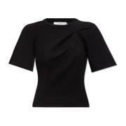 Umae gedrapeerde T-shirt IRO , Black , Dames