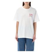 Amo T-shirt met klassieke halslijn A.p.c. , White , Dames