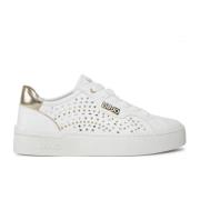 Silvia 95 Sneaker Wit Metallic Liu Jo , White , Heren