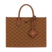 Canvas Himmel Winkeltas MCM , Brown , Dames