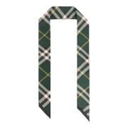 Zijden sjaal Burberry , Green , Unisex