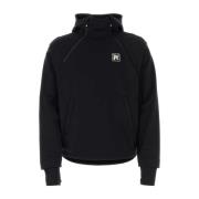 Stretch Nylon Ski Club Sweatshirt Palm Angels , Black , Heren