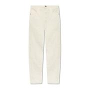 High-waisted jeans Jil Sander , White , Dames