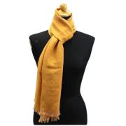 Pre-owned Silk scarves Hermès Vintage , Brown , Dames