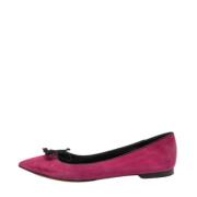 Pre-owned Leather flats Tom Ford Pre-owned , Purple , Dames