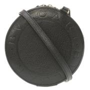 Pre-owned Leather shoulder-bags Bvlgari Vintage , Black , Dames