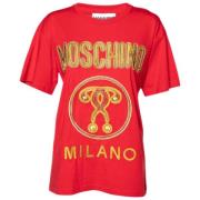 Pre-owned Cotton tops Moschino Pre-Owned , Red , Dames
