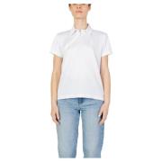 Dames T-Shirt Lente/Zomer Collectie Blauer , White , Dames