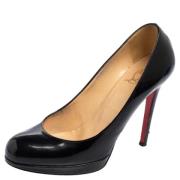 Pre-owned Leather heels Christian Louboutin Pre-owned , Black , Dames