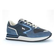 Blauwe Sneakers voor Moderne Man Harmont & Blaine , Blue , Heren