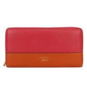 Pre-owned Leather wallets Gucci Vintage , Orange , Dames