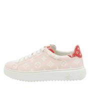 Pre-owned Canvas sneakers Louis Vuitton Vintage , Pink , Dames