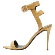 Pre-owned Leather sandals Giuseppe Zanotti Pre-owned , Yellow , Dames